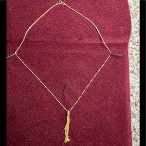 NWT NIP Helzberg Diamonds Gold Necklace with Charm